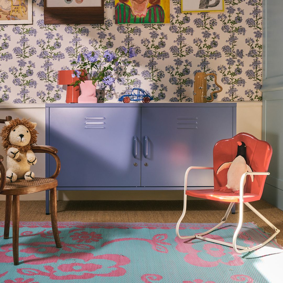 Sugar Cube Media Unit - Pigeon Blue