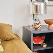 Sugar Cube Side Table - Carbon Grey