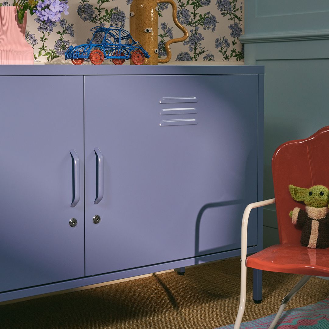 Sugar Cube Media Unit - Pigeon Blue