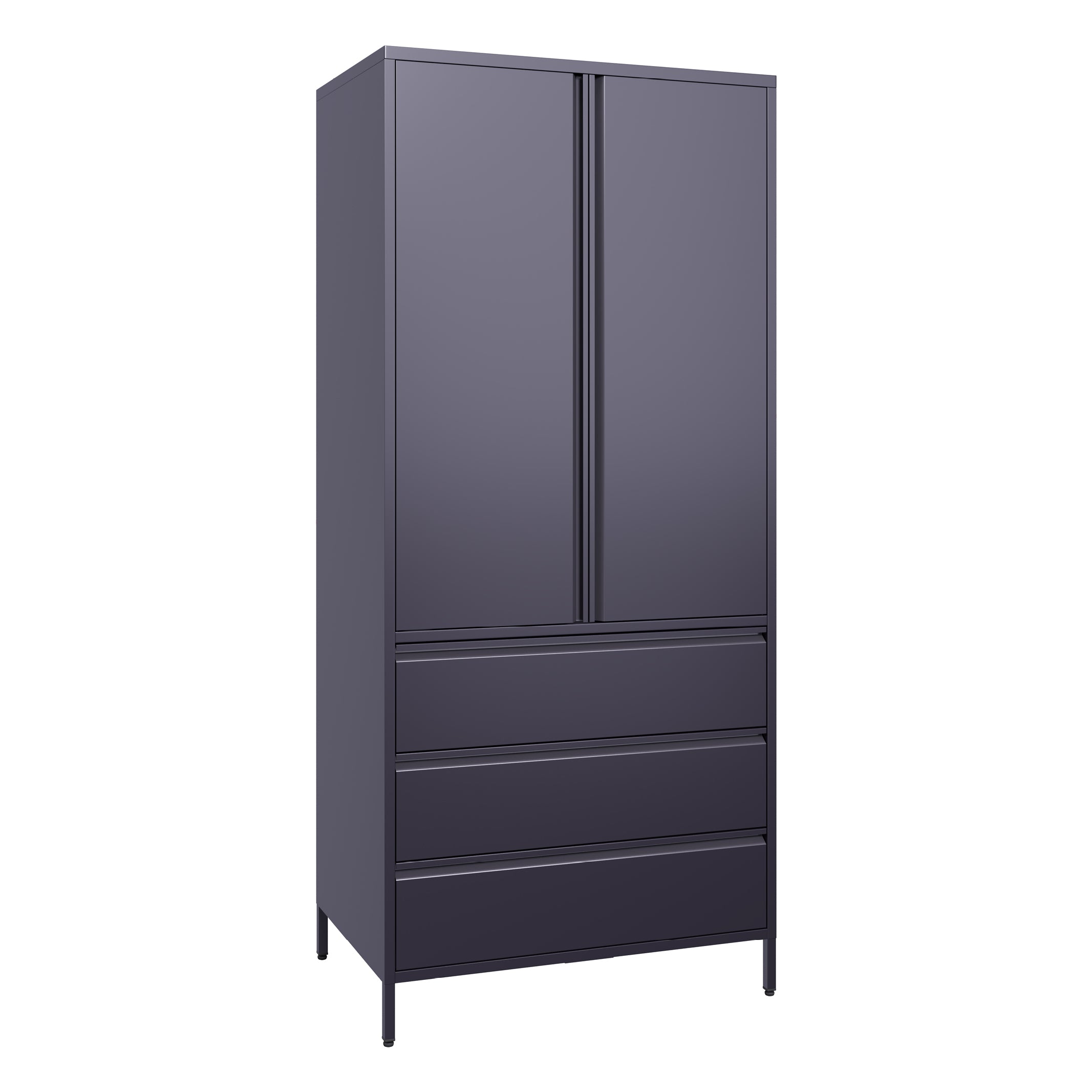 Bon Bon Double Locker - Carbon Grey