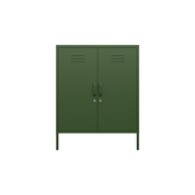 Sugar Cube Cabinet - Dark Olive