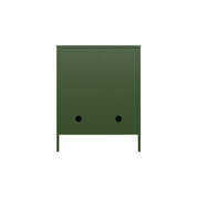 Sugar Cube Cabinet - Dark Olive