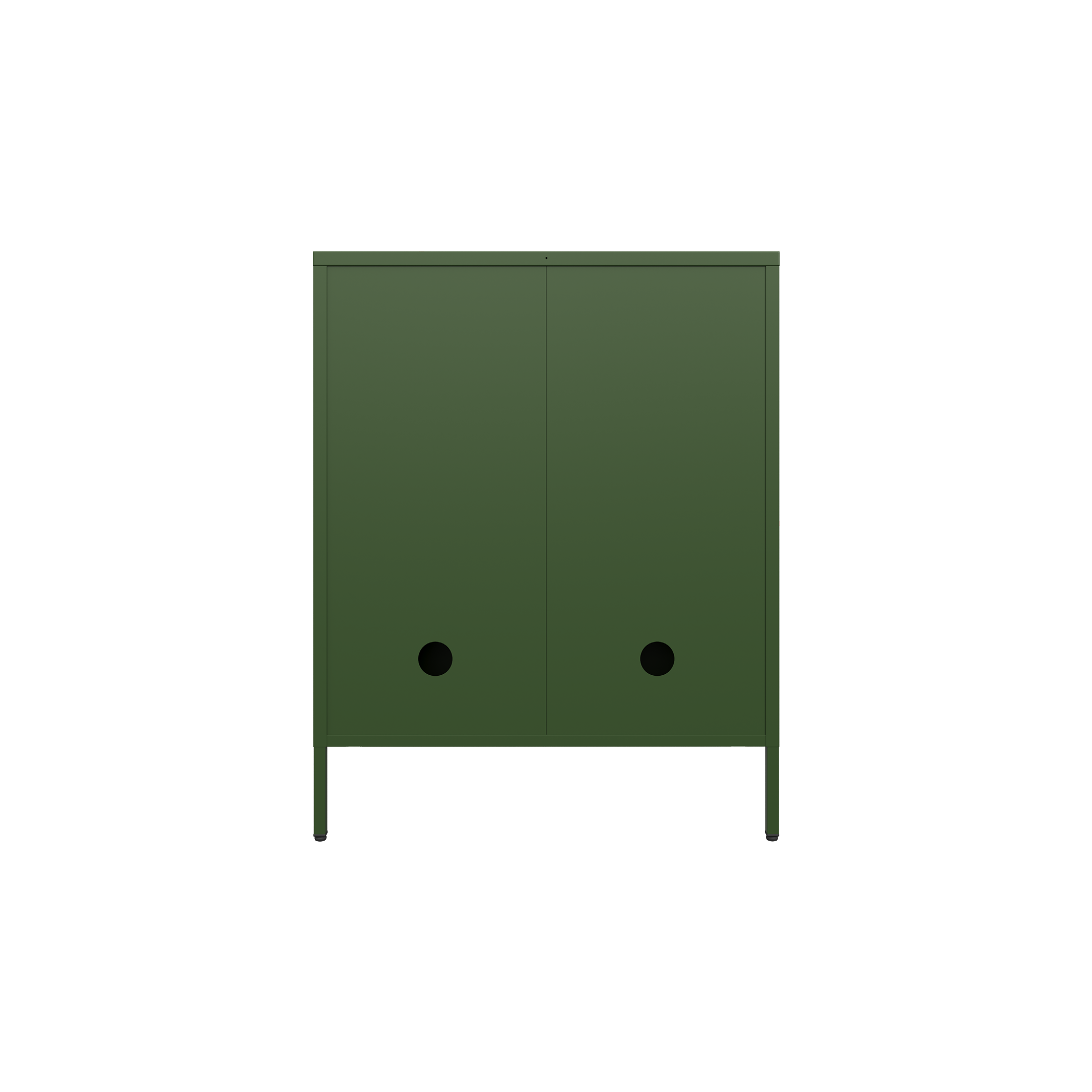 Sugar Cube Cabinet - Dark Olive