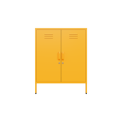 Sugar Cube Cabinet - Honey