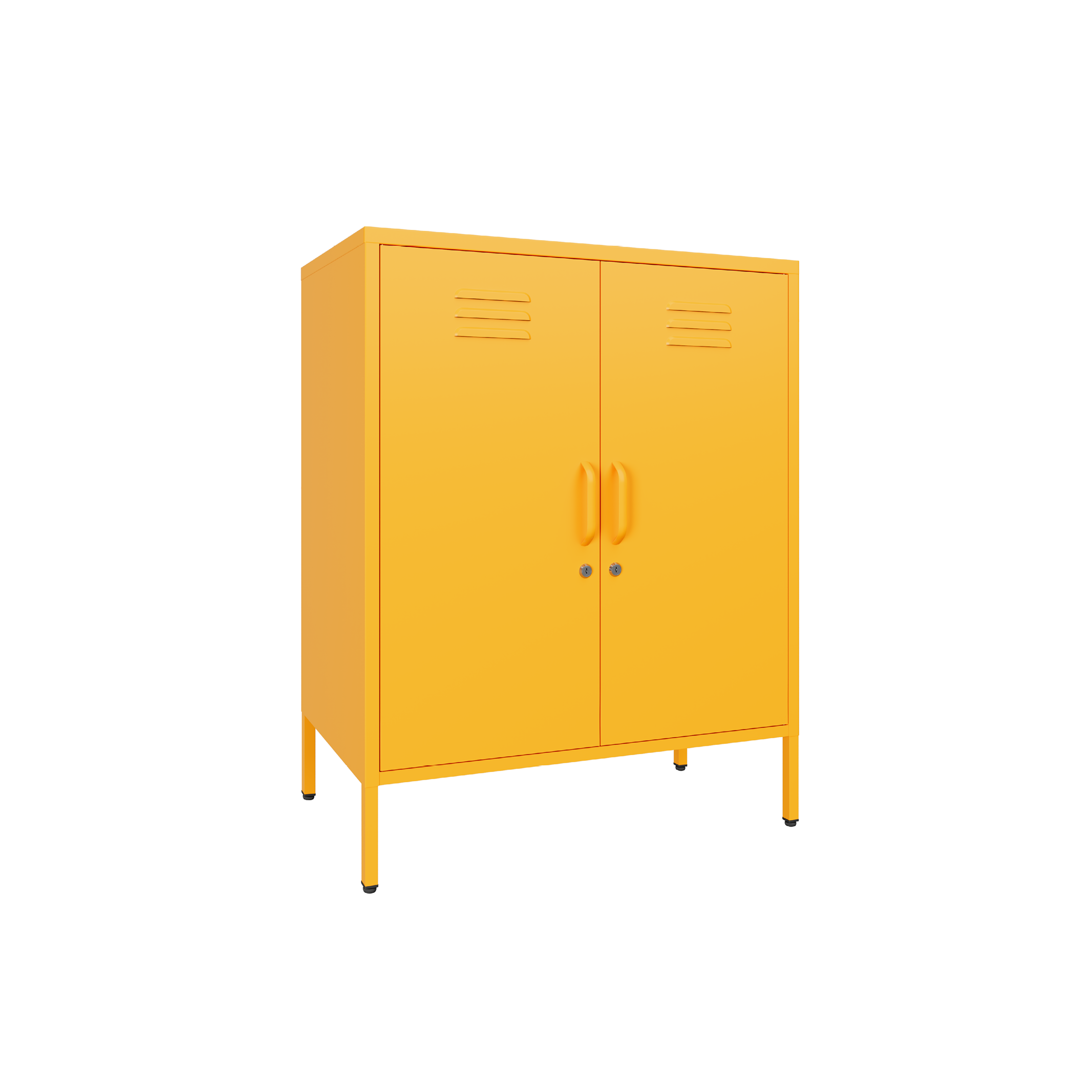 Sugar Cube Cabinet - Honey