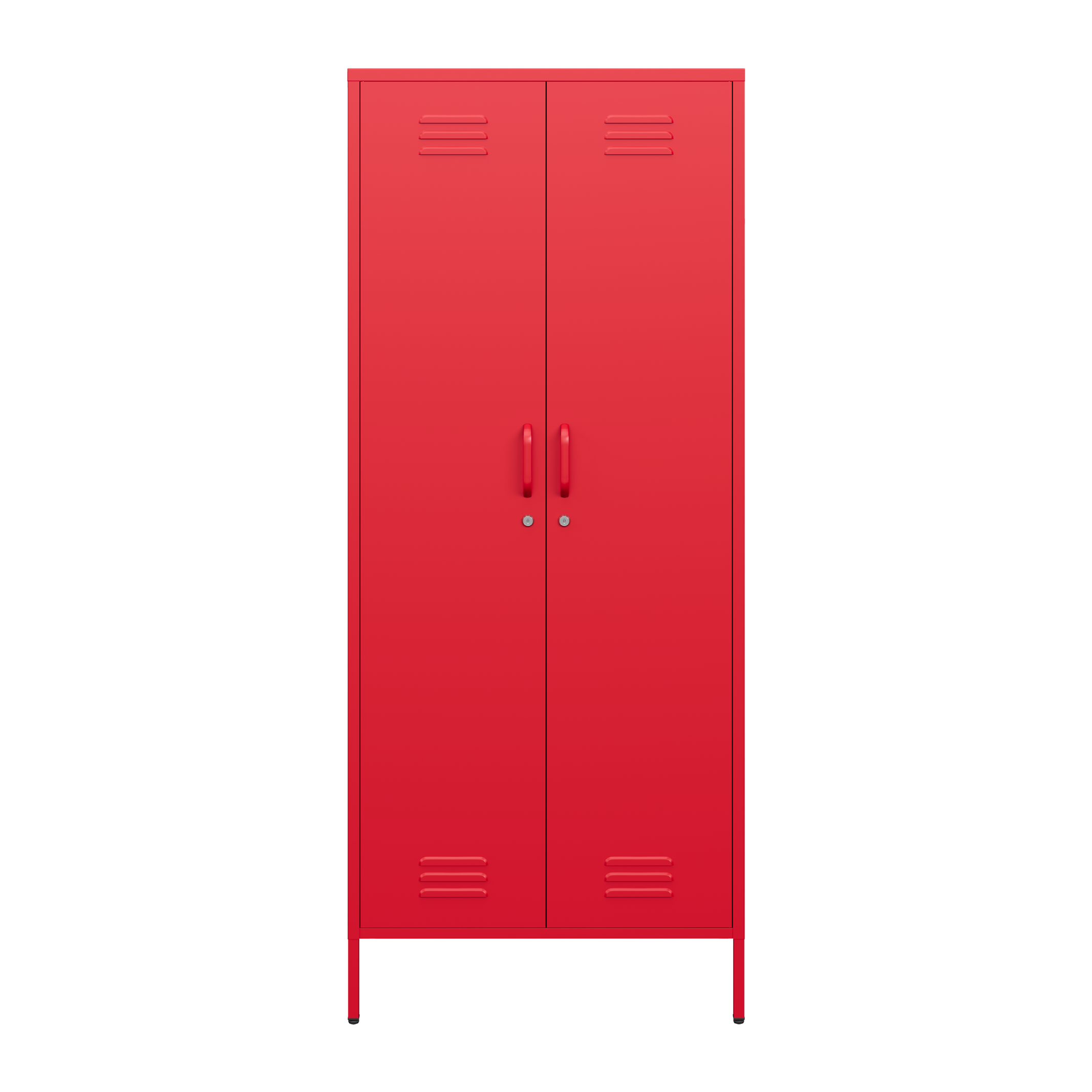 Sugar Cube Double Locker - Red Polka