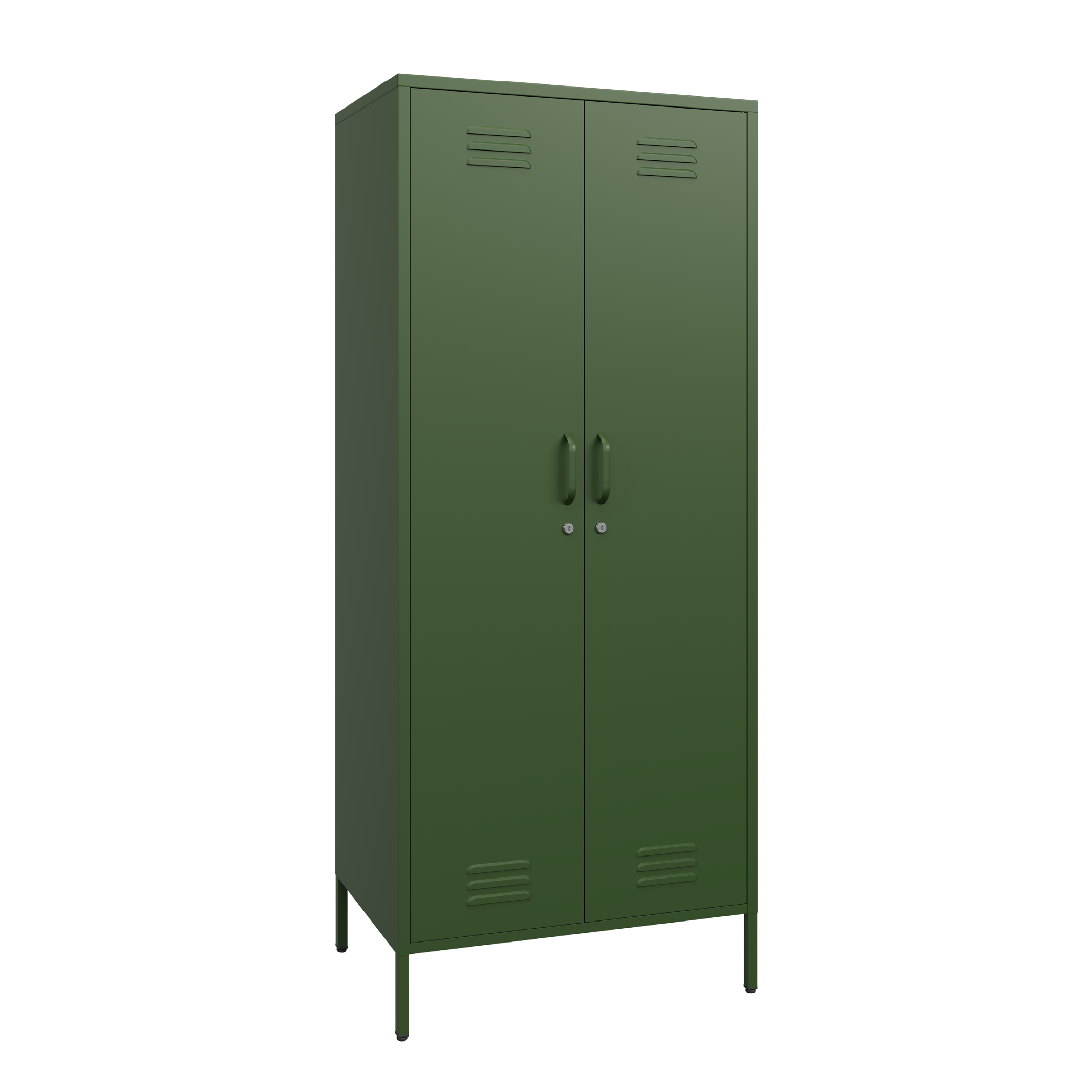 Sugar Cube Double Locker - Dark Olive