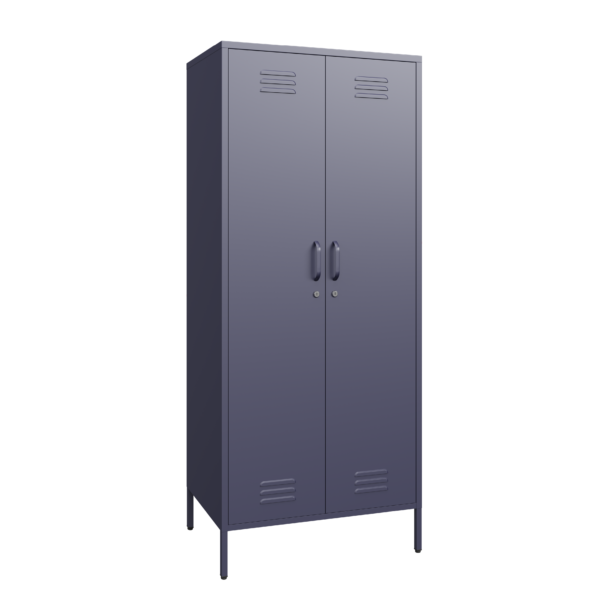 Sugar Cube Double Locker - Carbon Grey