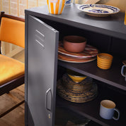 Sugar Cube Cabinet - Carbon Grey