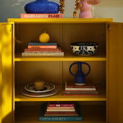 Sugar Cube Cabinet - Honey
