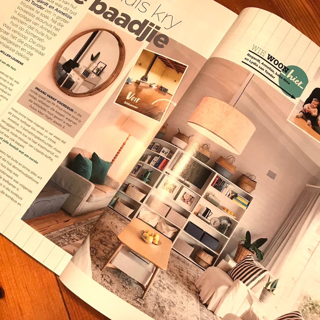 Sarie Woon home makeover featuring the Latte Coffee Table