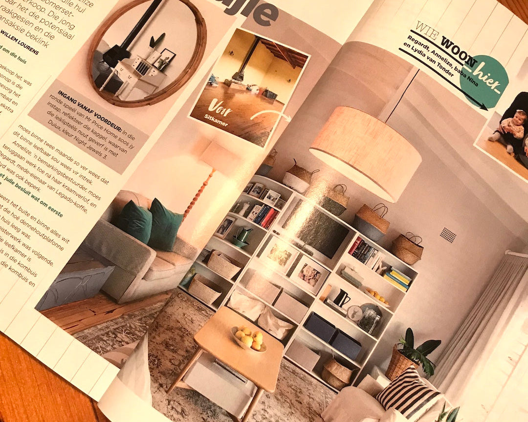 Sarie Woon home makeover featuring the Latte Coffee Table