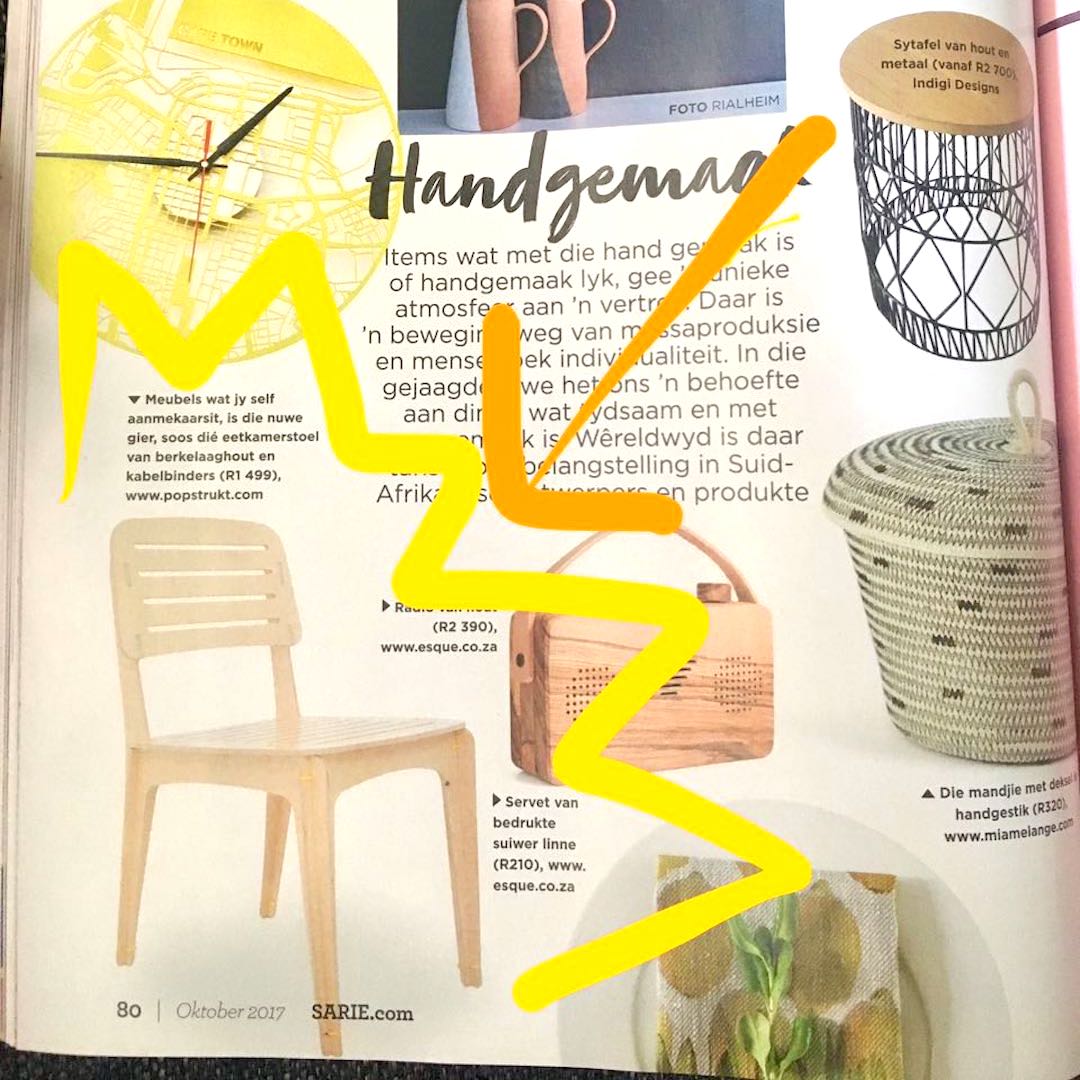 We are in the latest Sarie