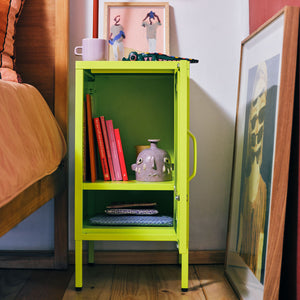 Sugar Cube Side Table - Cyber Lime