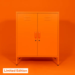 Sugar Cube Cabinet - Soda Pop Orange