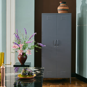 Sugar Cube Double Locker - Carbon Grey