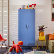 Sugar Cube Double Locker - Pigeon Blue