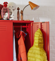 Sugar Cube Double Locker - Red Polka