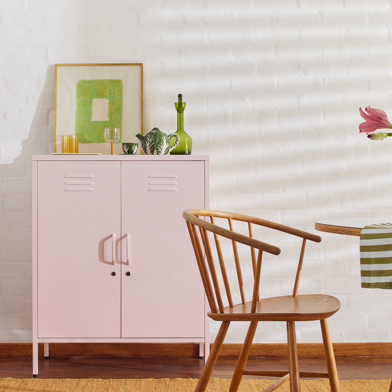 Sugar Cube Cabinet - Blush