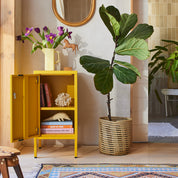 Sugar Cube Side Table - Honey