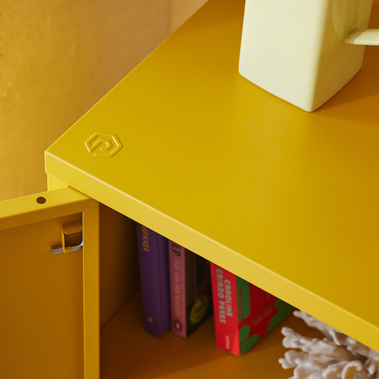 Sugar Cube Side Table - Honey