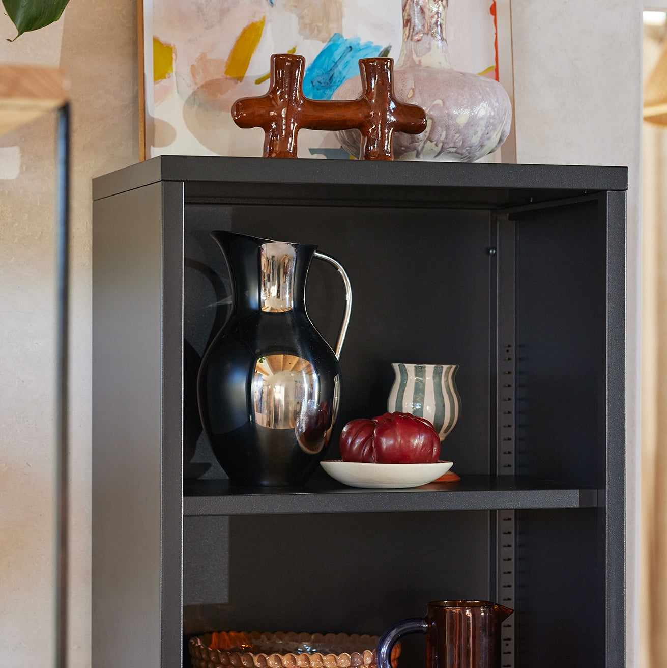 Wafer Tall Shelf- Black Sand