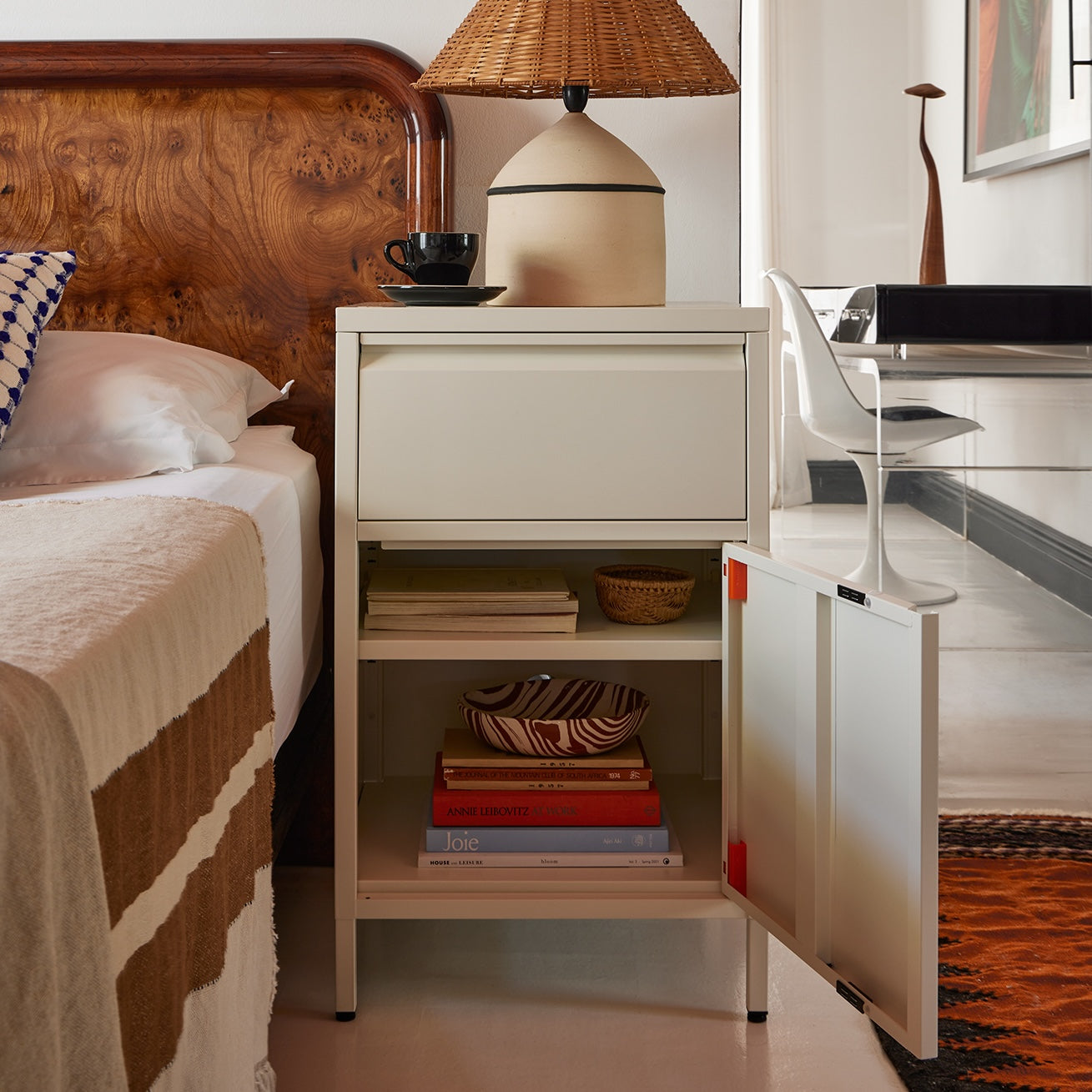 Bon Bon Side Table - Soft White