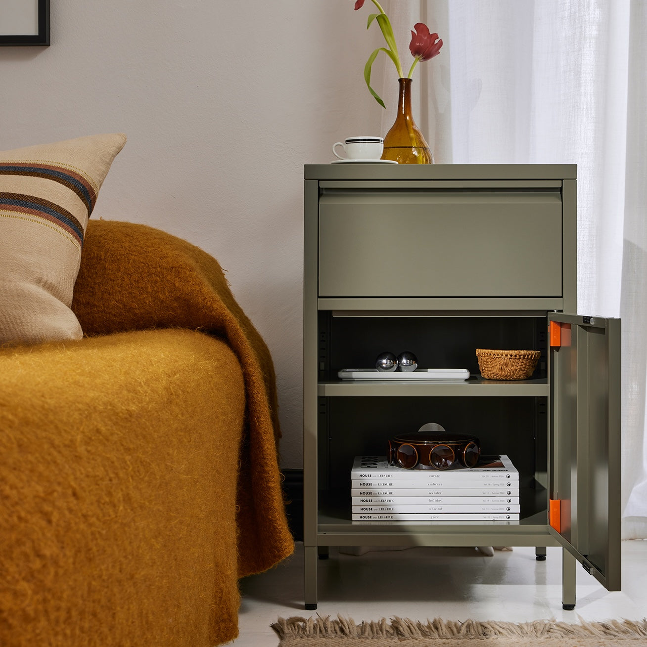 Bon Bon Side Table - Moss Grey