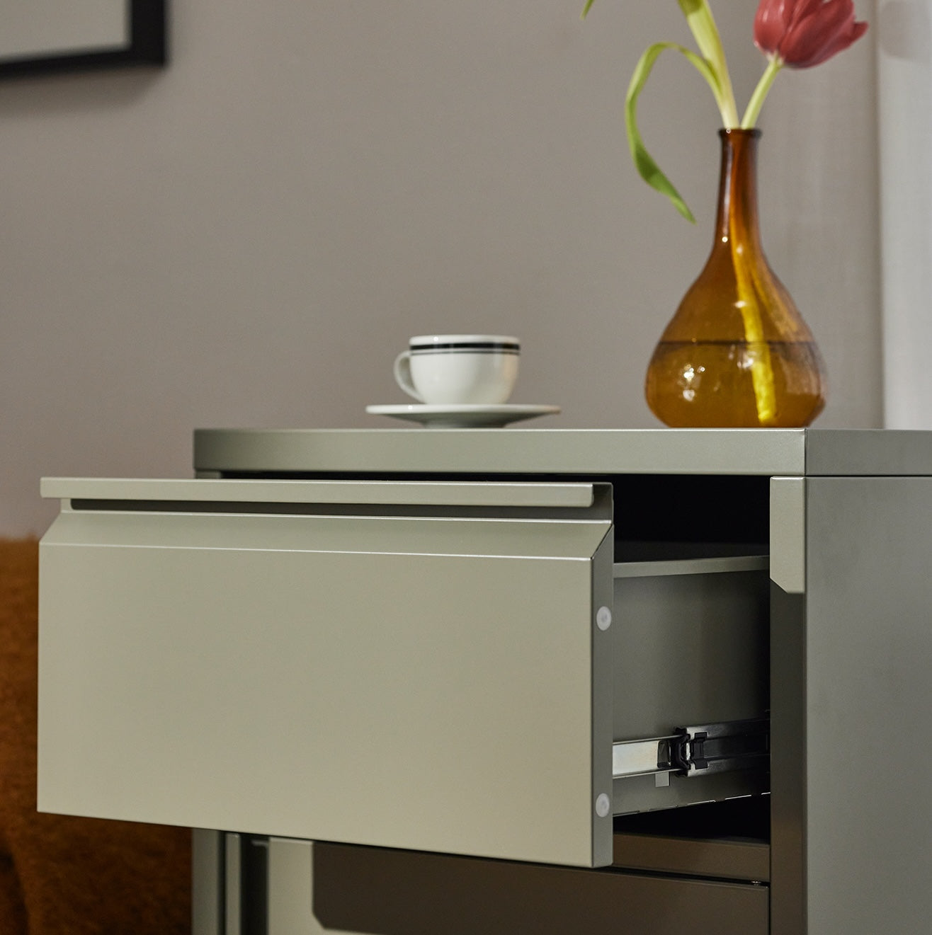 Bon Bon Side Table - Moss Grey