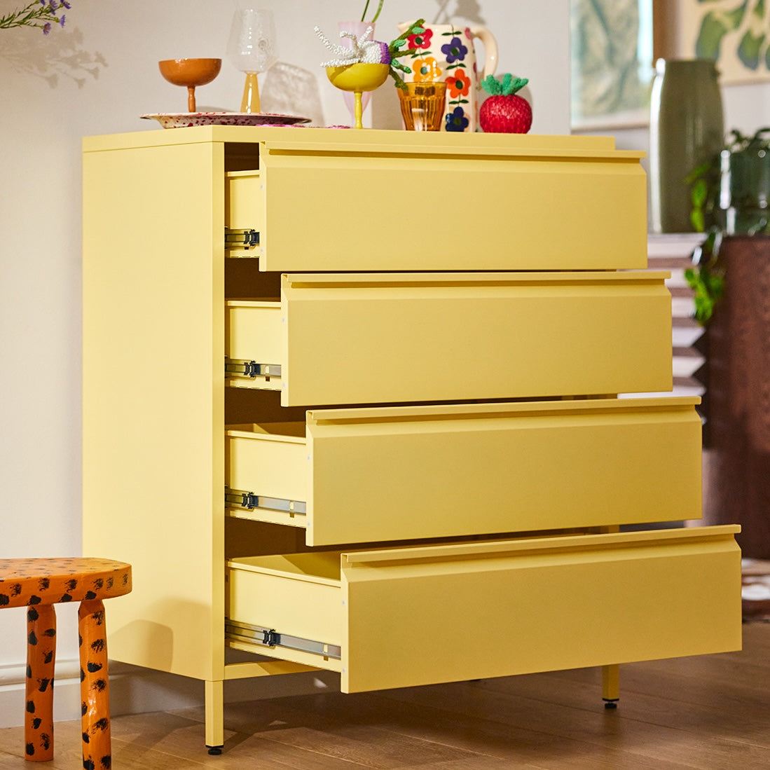 Bon Bon Chest of Drawers - Butter Yellow