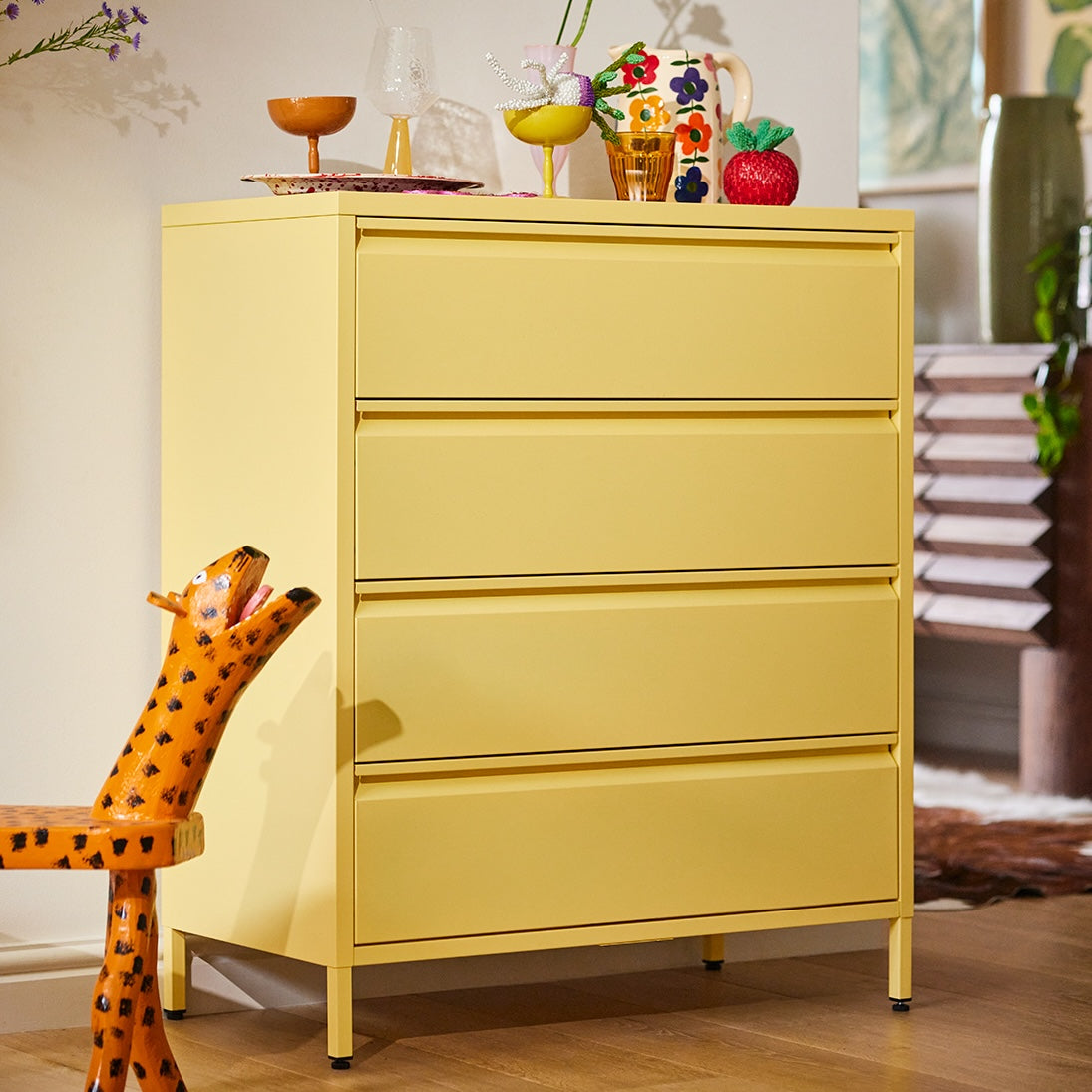 Bon Bon Chest of Drawers - Butter Yellow
