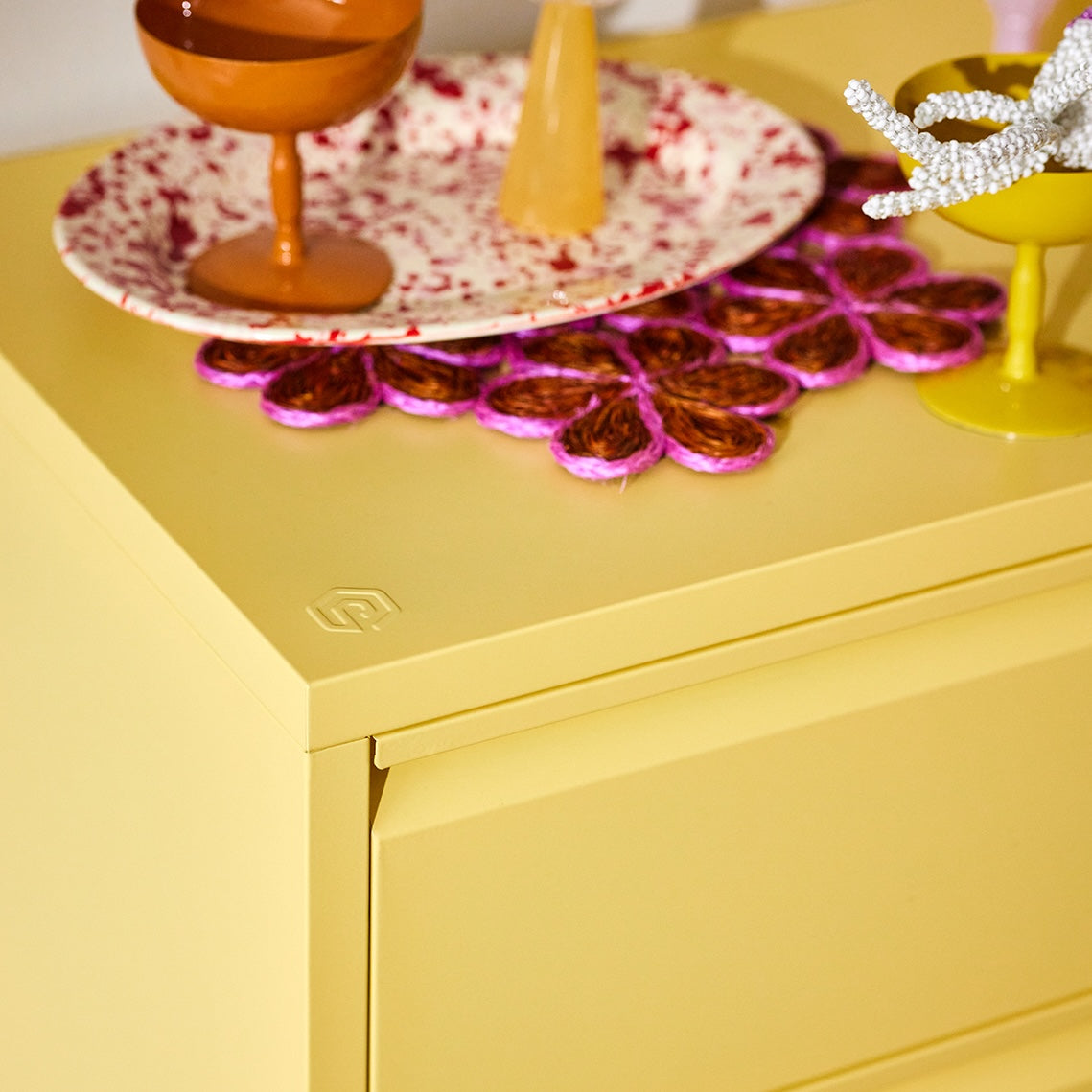 Bon Bon Chest of Drawers - Butter Yellow