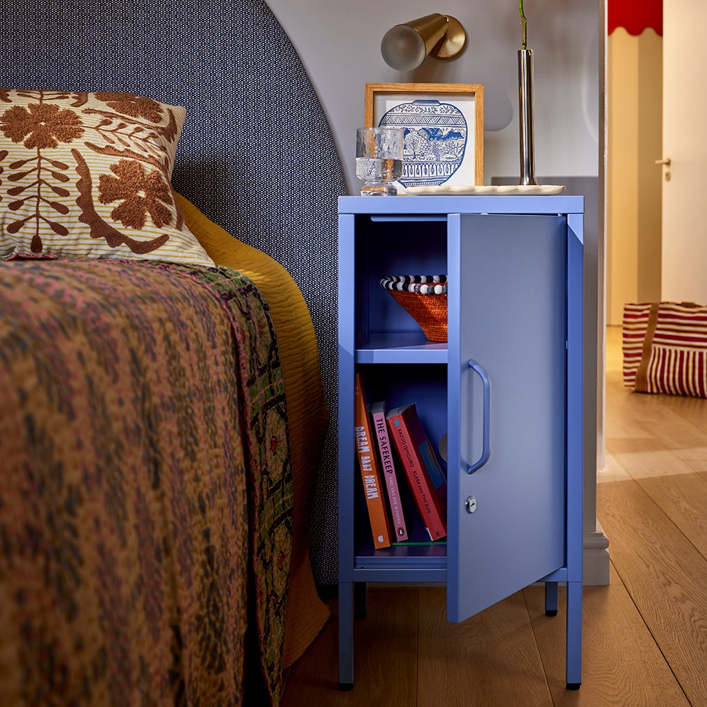 Sugar Cube Side Table - Pigeon Blue