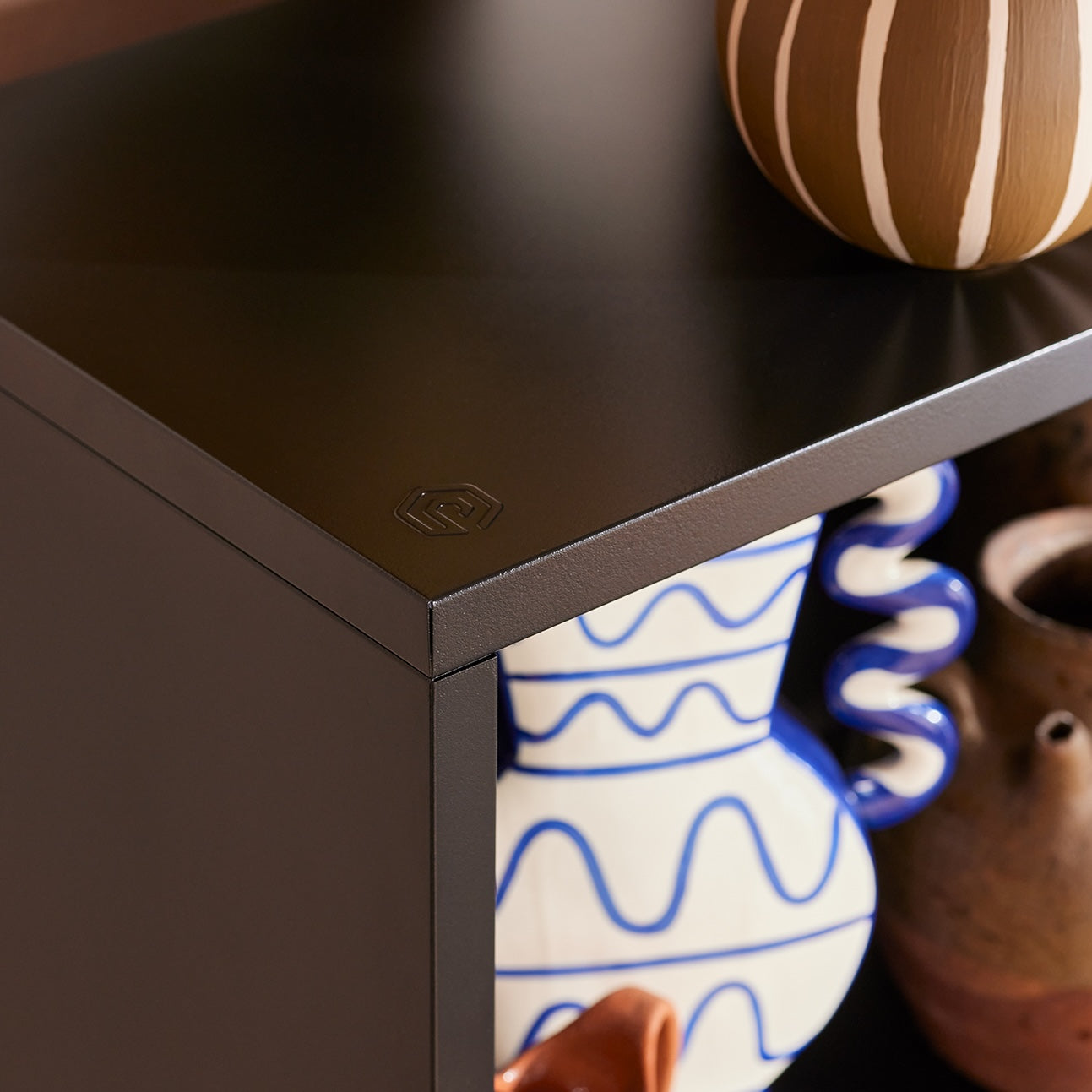 Wafer Wide Shelf - Black Sand