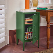 Sugar Cube Side Table - Dark Olive