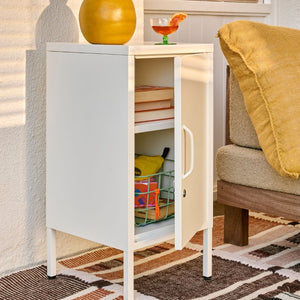 Sugar Cube Side Table - Soft White