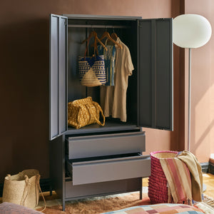 Bon Bon Double Locker - Carbon Grey