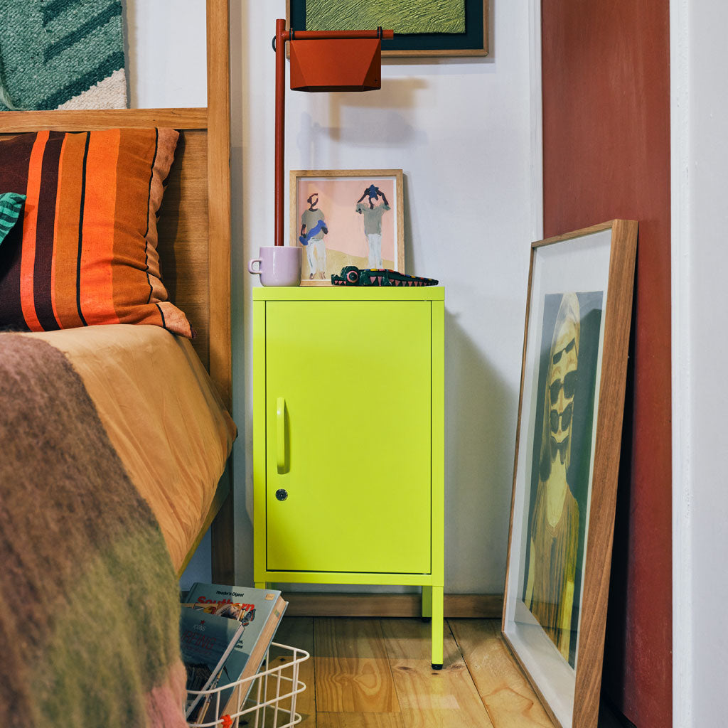 Sugar Cube Side Table - Cyber Lime