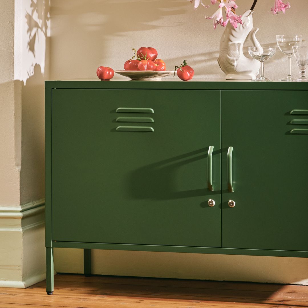 Sugar Cube Media Unit - Dark Olive