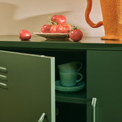 Sugar Cube Media Unit - Dark Olive