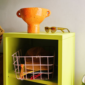 Wafer Side Table - Cyber Lime Sand