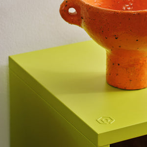 Wafer Side Table - Cyber Lime Sand