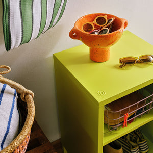 Wafer Side Table - Cyber Lime Sand