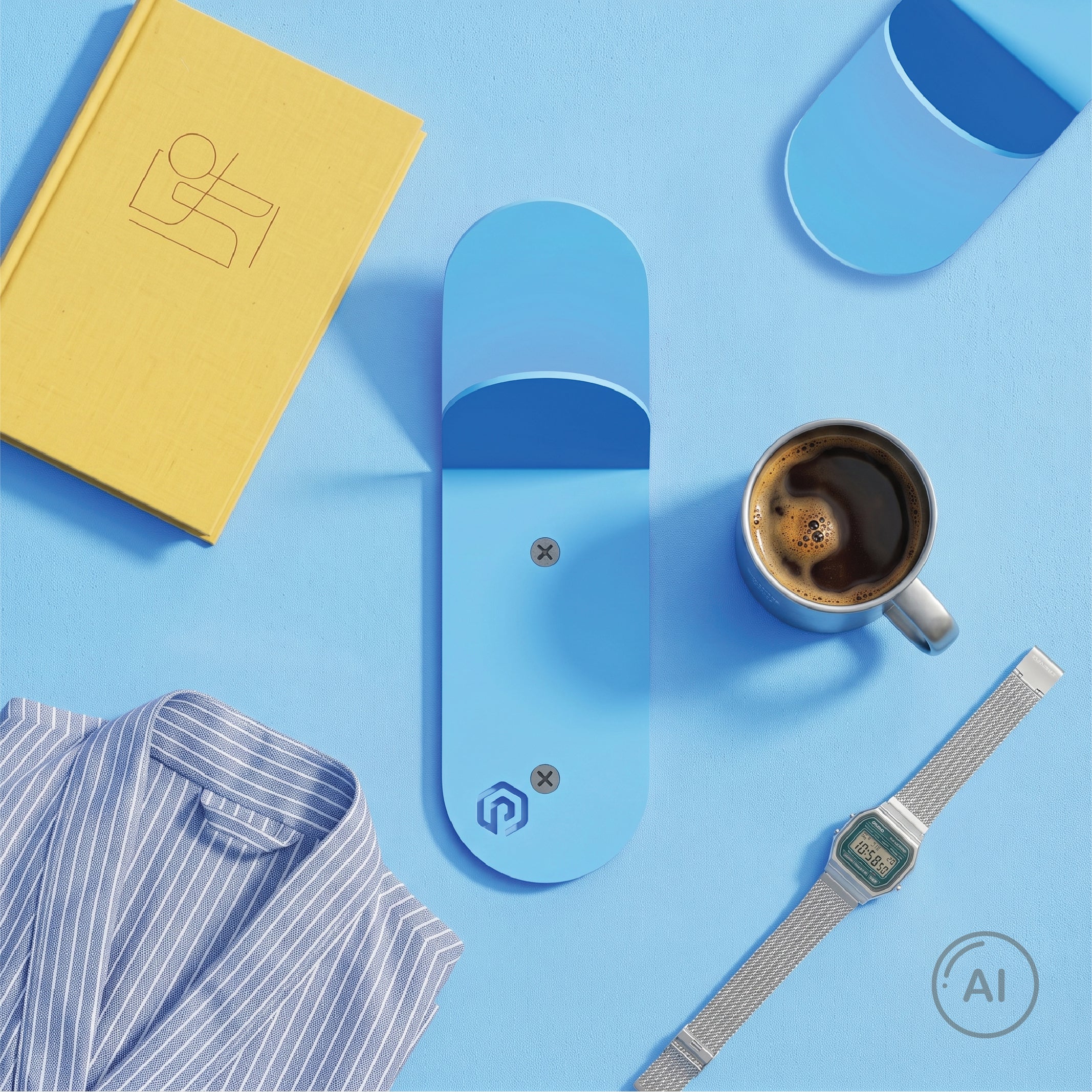 Bubblegum Stack Hook - Windsurfer Blue