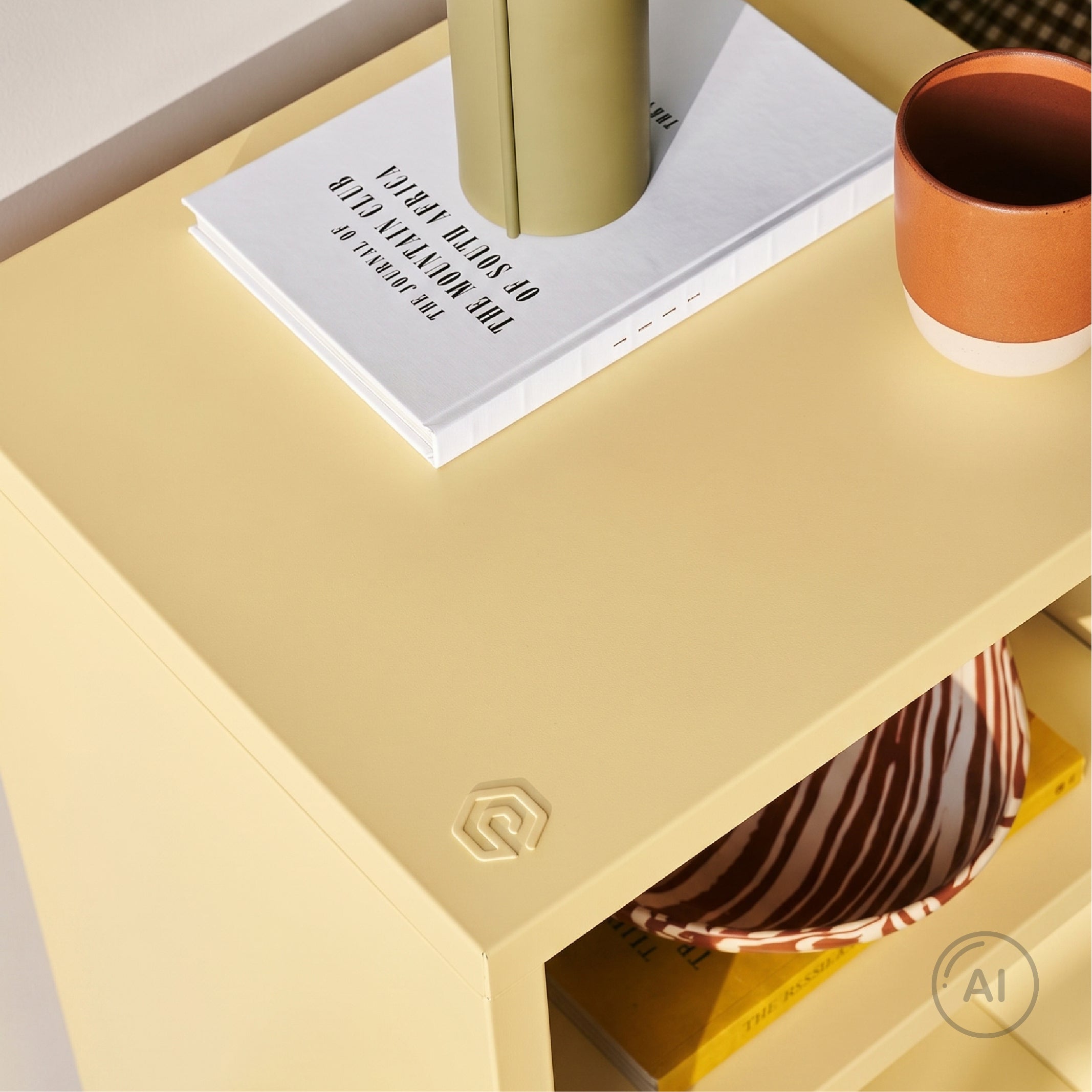 Wafer Side Table - Butter Yellow Sand