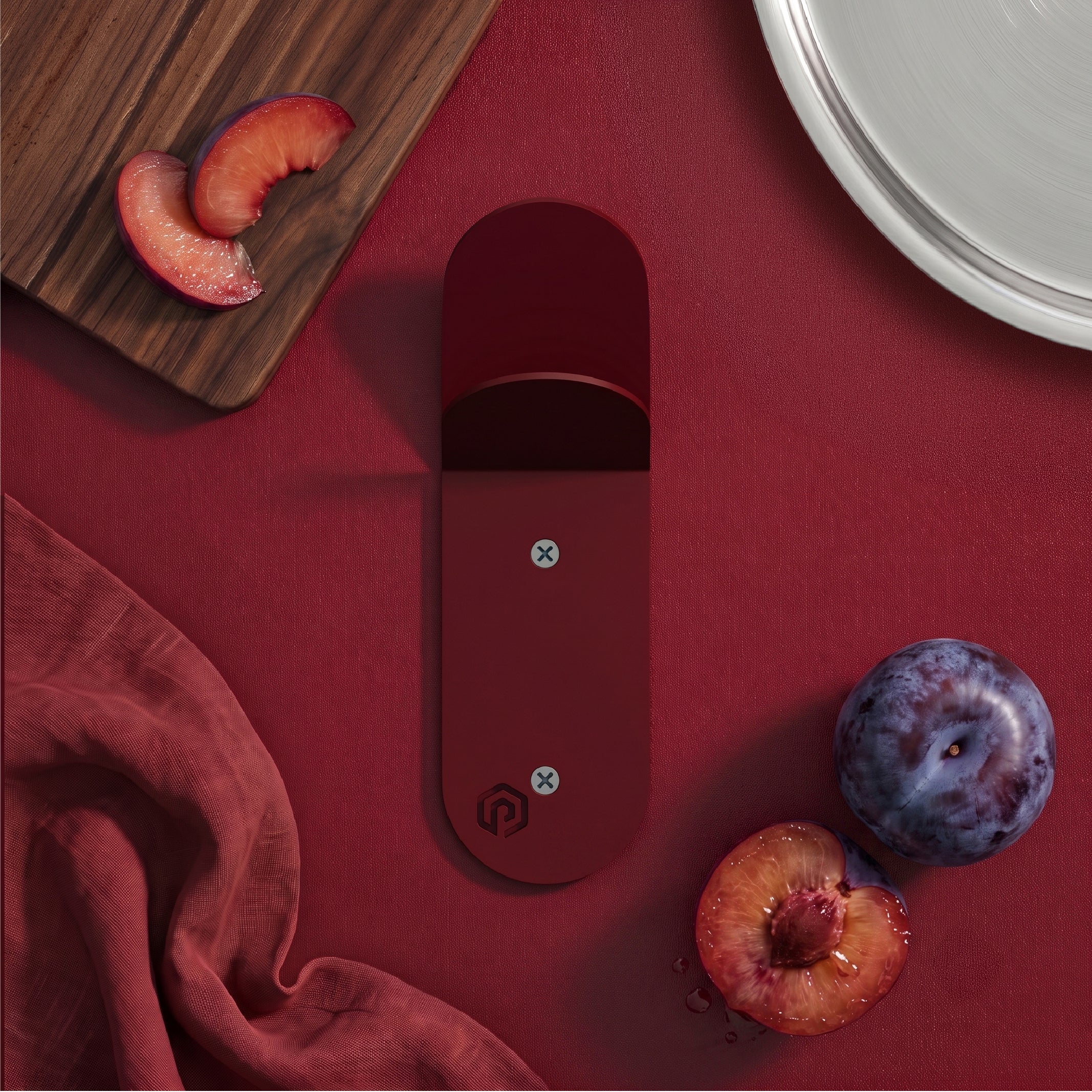 Bubblegum Stack Hook - Dark Plum