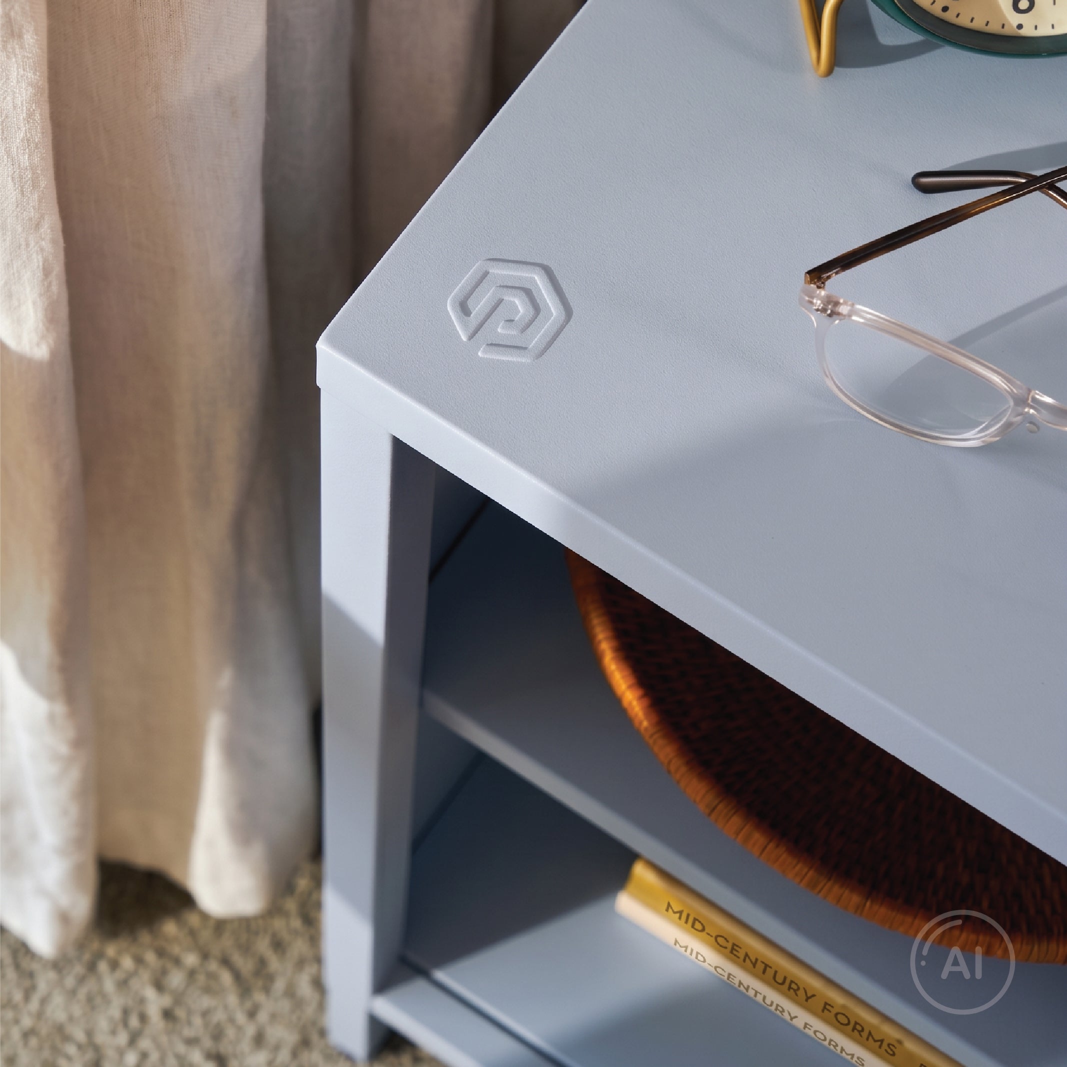 Wafer Side Table - Salt Blue Sand