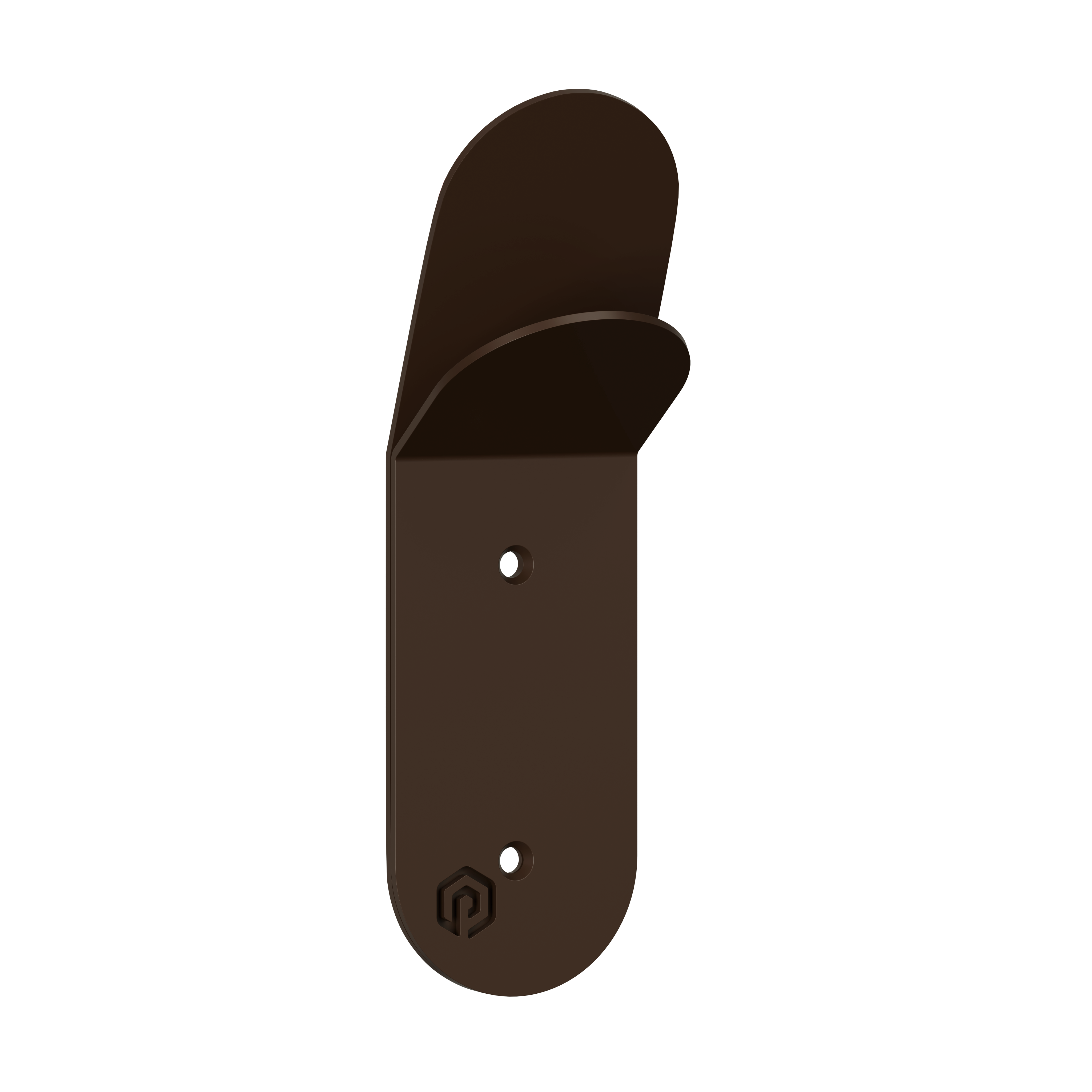 Bubblegum Stack Hook - Espresso Brown