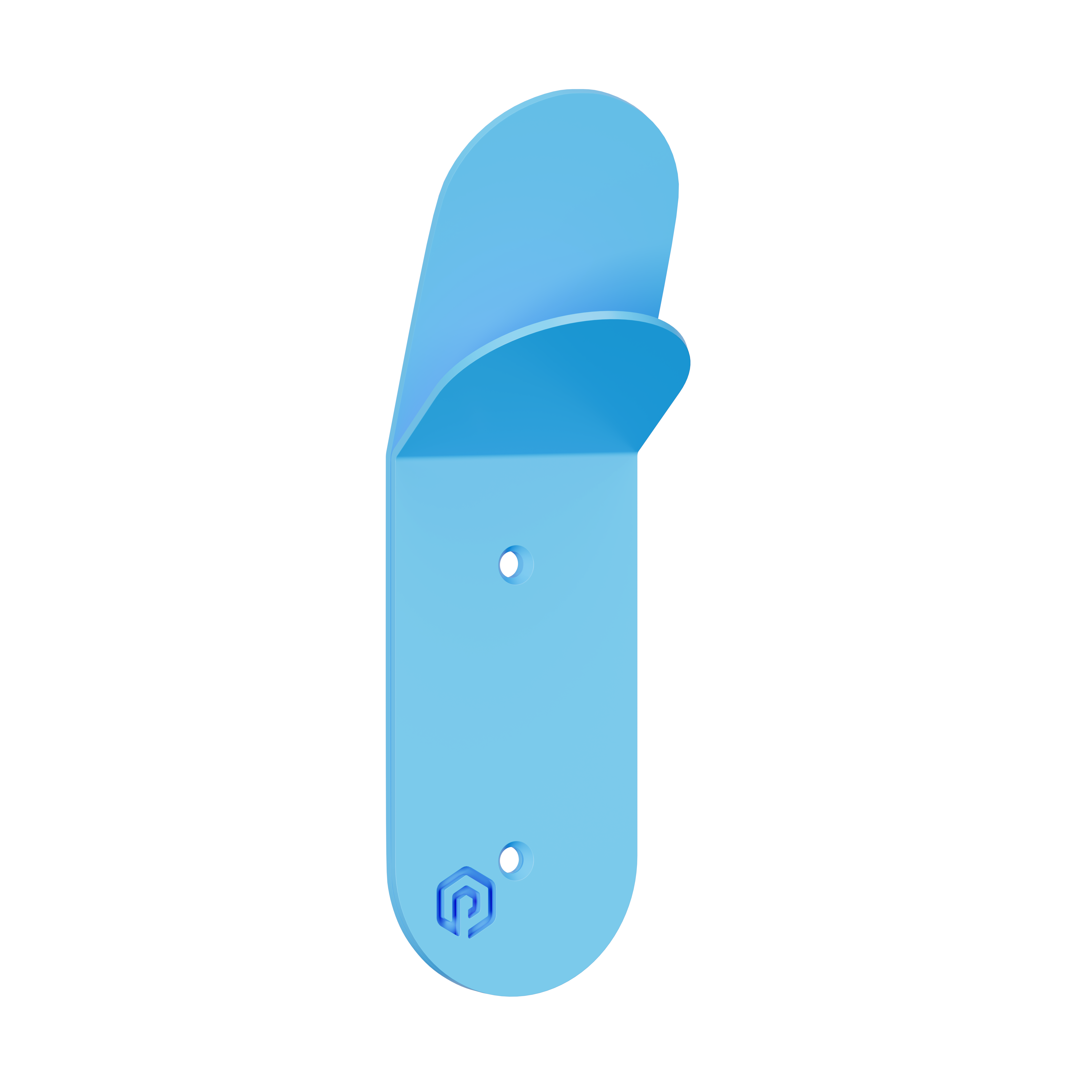 Bubblegum Stack Hook - Windsurfer Blue