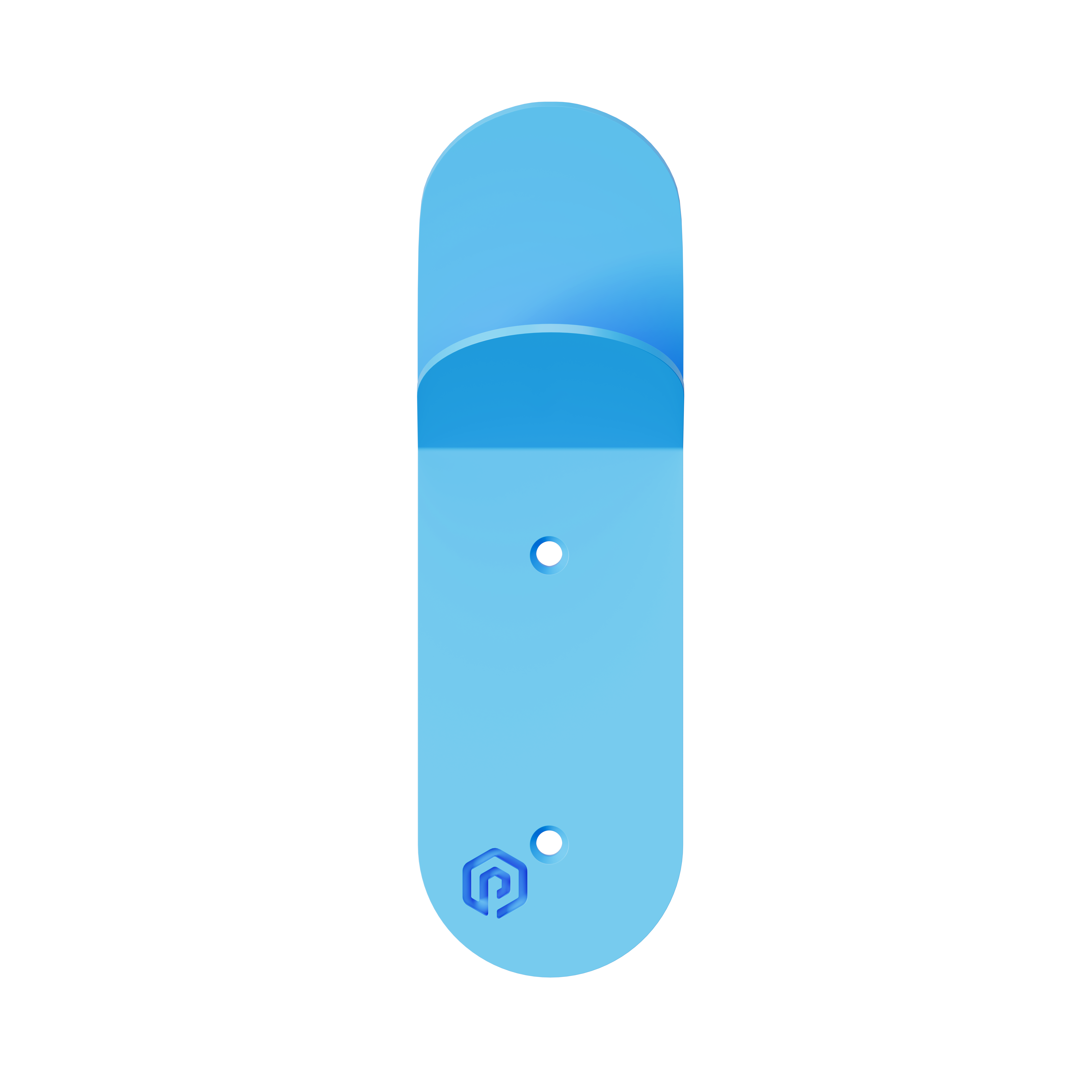 Bubblegum Stack Hook - Windsurfer Blue